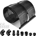 Goplus 2.5FT x 16.5FT Solar Pool Heater for Above Ground Pool Inground Pools, Swimming Pool Solar Panel Heating System, Weatherproof Pool Warmer (2.5FT x 16.5FT)