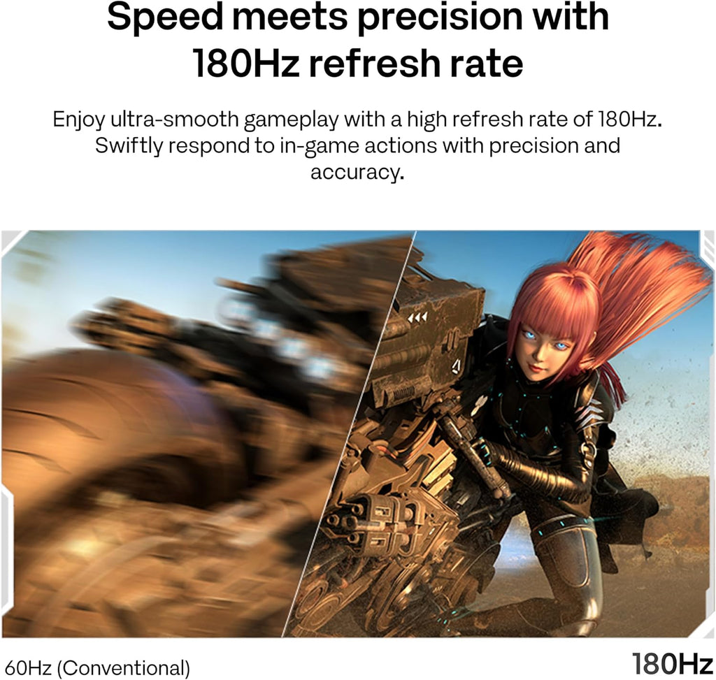Pixio PX278 Wave Yellow 27 inch 180Hz Refresh Rate Quad HD 1440p Resolution Fast IPS Panel 1ms GTG Response Time Built-in Speakers Gaming Monitor with AMD FreeSync