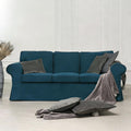 Ektorp Sofa Cover Replacement for IKEA Ektorp Sofa Cover 3 Seat, Ektorp Couch Cover, Ektorp Cover Only!(Daily Blue)