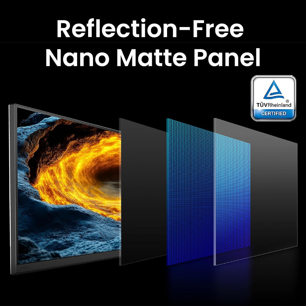 BenQ PD2730S 27' IPS 5K UHD (5120 x 2880) Designer Monitor, 60 Hz, 5 ms, Thunderbolt 4 (90W) Integrated USB Hub & Stereo Speakers (Renewed)