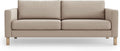 MASTERS OF COVERS SLIPCOVER ONLY! Karlstad Replacment Slipcover Snug Fit Karlstad 3 Seat (Not 2 Seat) Sofa Cover Slipcover for The IKEA Karlstad Three Seat -Light Khaki