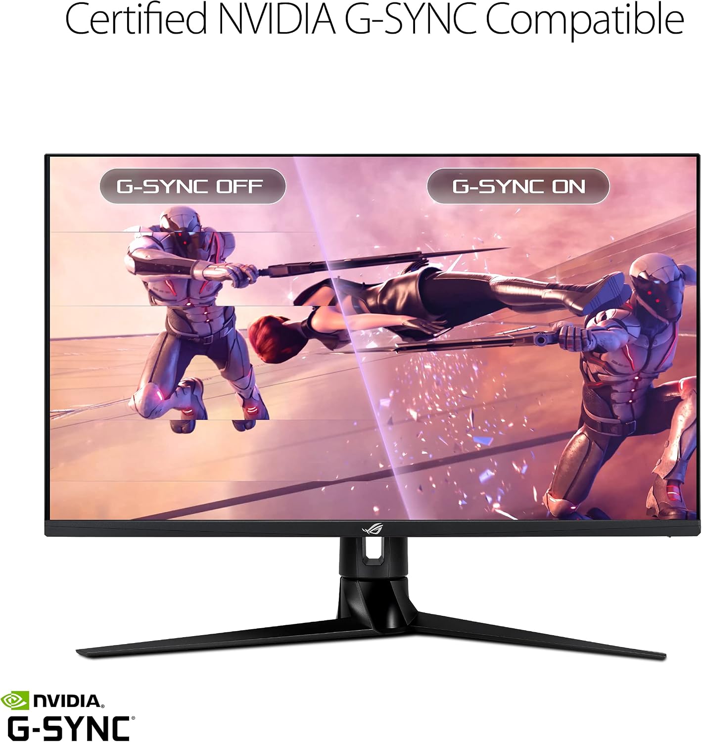 ASUS ROG Swift PG32UQ 32' 4K HDR 144Hz DSC HDMI 2.1 Gaming Monitor, UHD (3840 x 2160), IPS, 1ms, G-SYNC Compatible, Extreme Low Motion Blur Sync, Eye Care, DisplayPort, USB, DisplayHDR 600