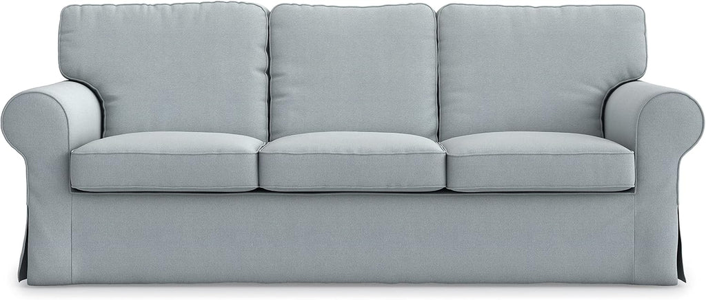 Ektorp 3 Seat Sofa Cover Slipcover Replacement Made for The IKEA Ektorp 3 Seat Sofa Cover(Smoke Grey)-Does NOT fit Ektorp 3.5-seat Sofa
