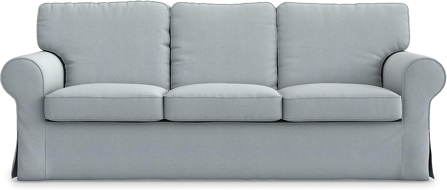 Ektorp 3 Seat Sofa Cover Slipcover Replacement Made for The IKEA Ektorp 3 Seat Sofa Cover(Smoke Grey)-Does NOT fit Ektorp 3.5-seat Sofa