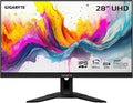 GIGABYTE M28U 28' 144Hz Gaming Monitor, 3840 x 2160 SS IPS Display, 1ms (GTG) Response Time, 9‎4% DCI-P3, VESA Display HDR400, FreeSync Premium Pro, 1x Display Port 1.4, 2X HDMI 2.1 (M28U-SA)