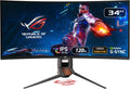 ASUS ROG Swift PG349Q 34' Curved G-Sync Gaming Monitor 120Hz 3440 X 1440 IPS with Eye Care Aura Sync DP HDMI