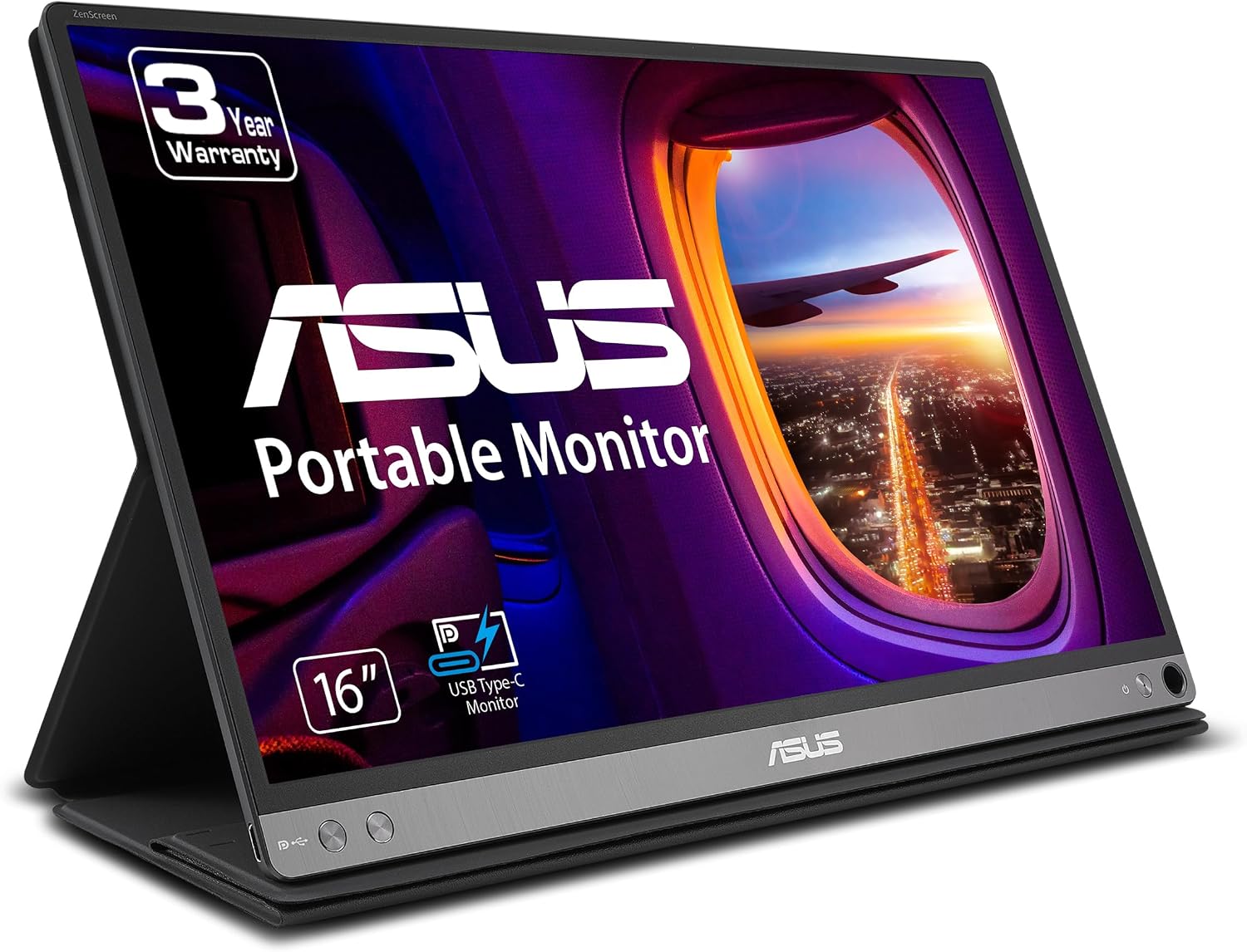 ASUS ZenScreen MB16AC 15.6-Inch Full HD IPS Monitor (Renewed)