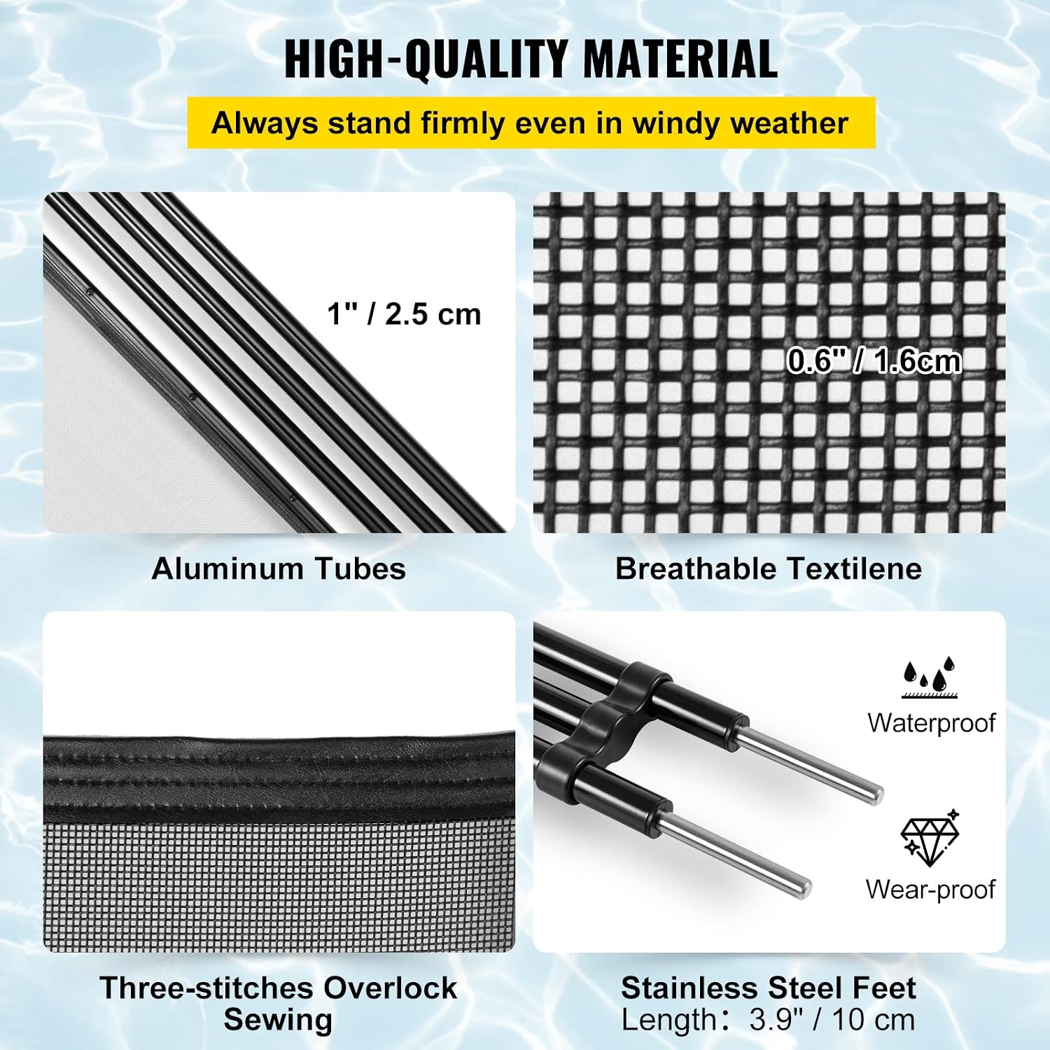 Happybuy Removable Pool Safety Fence Door, 4x2.5FT, Manual Lock, Black, Adaptive with Happybuy Pool Fence