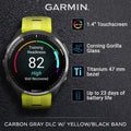 Garmin Forerunner 965 - Lightweight Titanium 47 mm: AMOLED Display | Up to 23 Days Battery LIF | Triathlon & Running, Multisport High-Performance Multi-Band GPS Smart Watch & Gift Bundle
