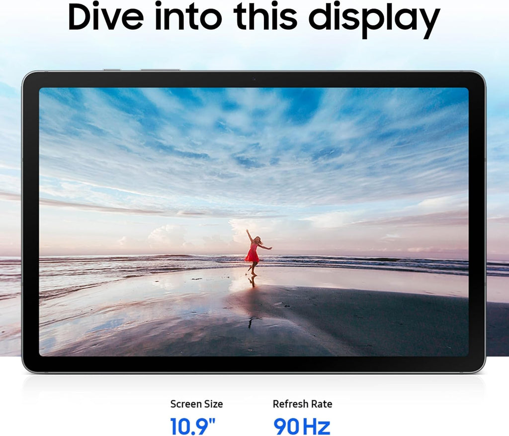 Samsung Galaxy Tab S10 Lite, 6GB RAM, 128GB, 2TB Expand, Long Battery Life, 10.9' LCD, S Pen for Note-Taking, Exynos 1380, Circle to Search, AI Tools, Gray