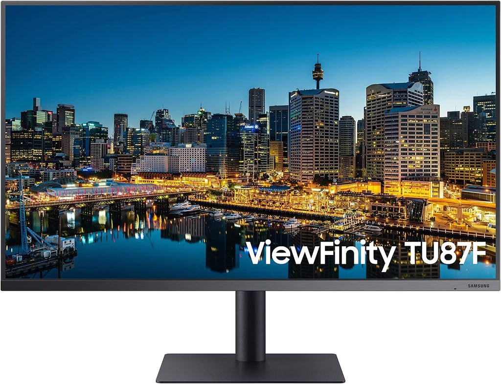 Samsung TU872 Series 32-Inch Viewfinity 4K UHD (3840x2160) Computer Monitor, Thunderbolt 3 Daisy Chain, HDMI, Display Port, Height Adjustable Stand, 3 Yr WRNTY (LF32TU872VNXGO)