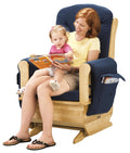 Jonti-Craft 8150JC Glider Rocker, Blue Cushions