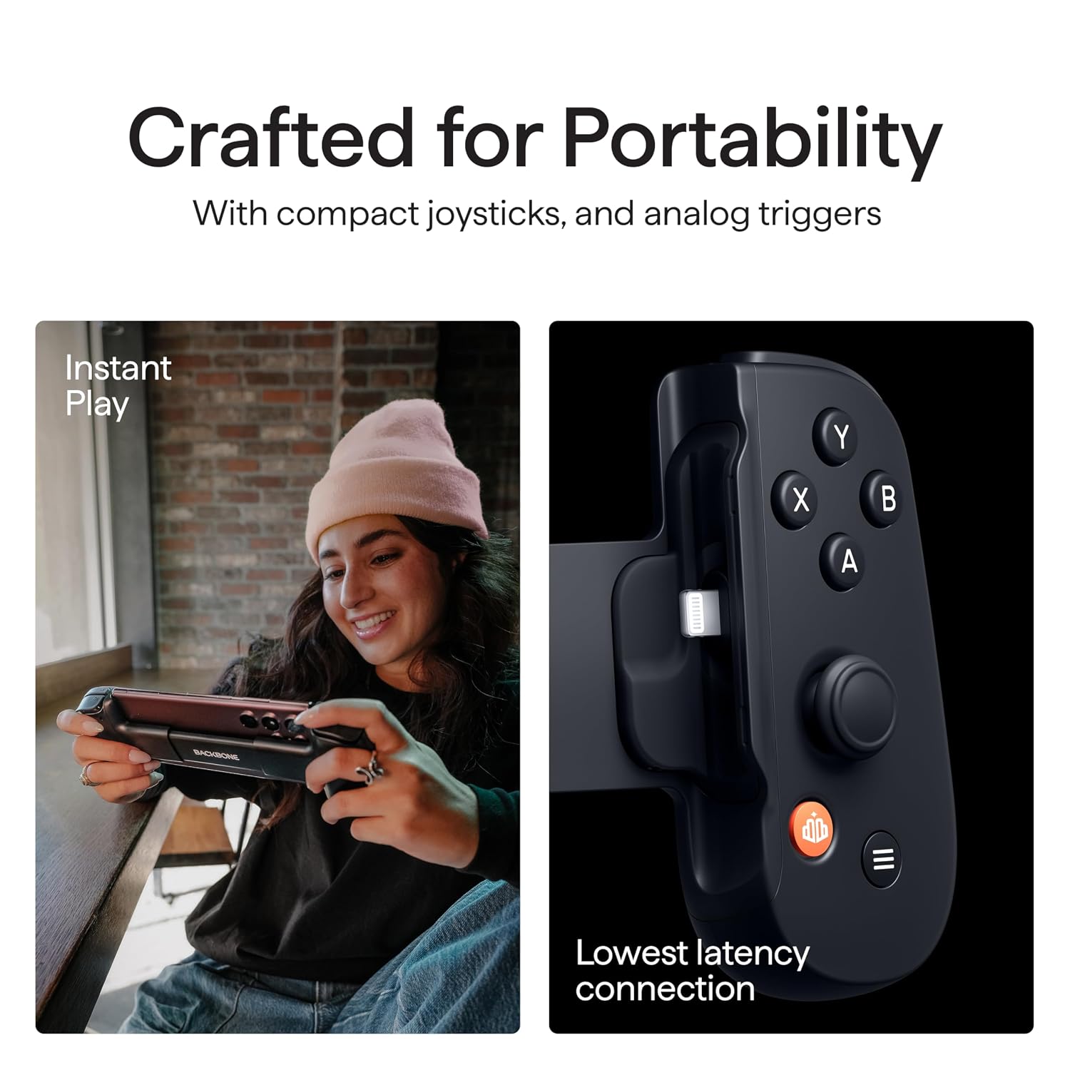 BACKBONE One Mobile Gaming Controller for iPhone 14 & Older (Lightning) 2nd Gen, Phone Controller, Play Xbox, PlayStation, PC, App Games & More (With 3 Months of Apple Arcade Access) (Pack of 2)