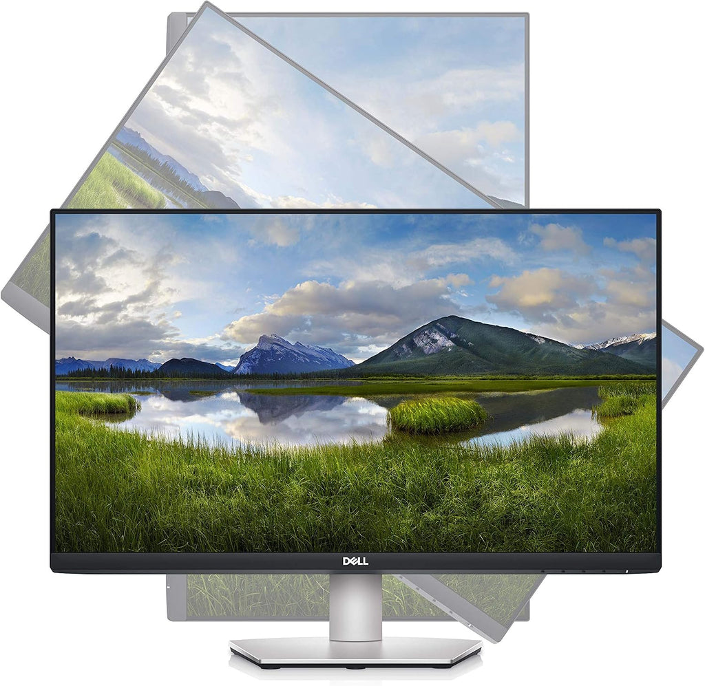 Dell S2721HS 27 Inch Full HD 1920 x 1080, AMD FreeSync, IPS Ultra-Thin Bezel Monitor, Tilt and Swivel, Silver,