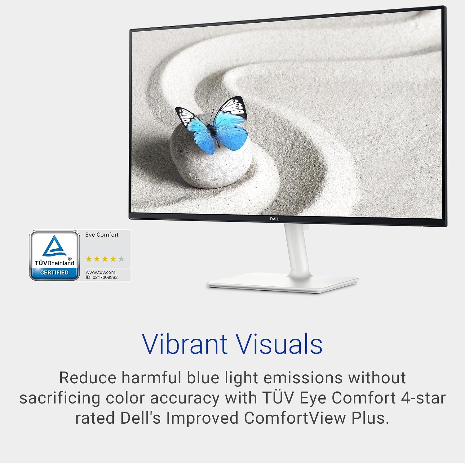 Dell S2725H Monitor - 27-inch Full HD (1920x1080) 8Ms 100Hz Display, Integrated 2 x 5W Speakers, 2 x HDMI, 16.7 Million Colors, Tilt Adjustability - Silver (Renewed)