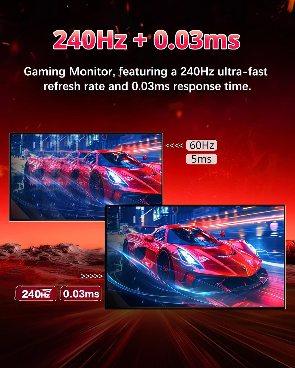 Q32S 32' 4K 240Hz QD-OLED Glossy Monitor, 0.03ms, 99% sRGB, 99% DCI-P3, 10-Bit Color, HDR, 1500000:1 Contrast Ratio, Eye Care (Honeycomb - with Stand)