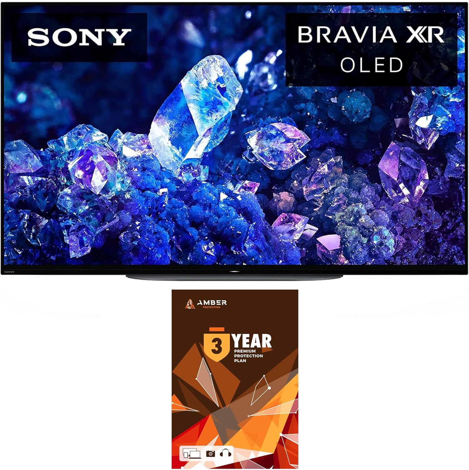 Sony XR48A90K 48 Inch 4K Bravia XR OLED High Definition Resolution Smart TV with 3 Year Amber Protection Plan (2022)