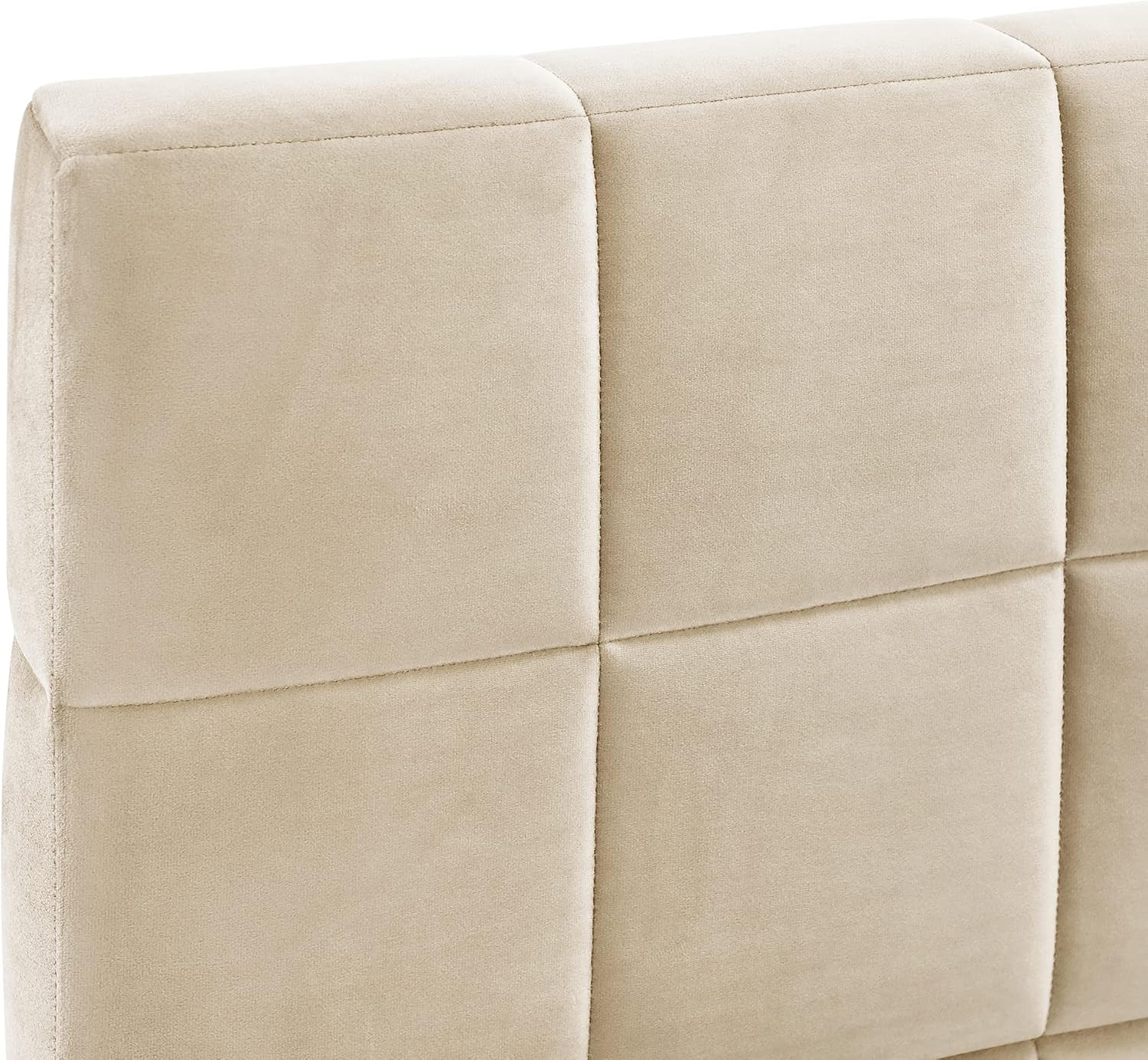 Merax Full Size Daybed, Full Upholstered Daybed Sofa Bed Frame, No Box Spring Needed, Beige