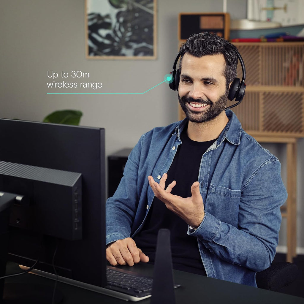 EPOS Impact 1030 Single-Sided Wireless Headset for PC with Noise-Canceling Mic, EPOS AI Voice Clarity, Super Wideband Audio, All-Day Comfort, Ideal for Office Use, Microsoft Teams Certified