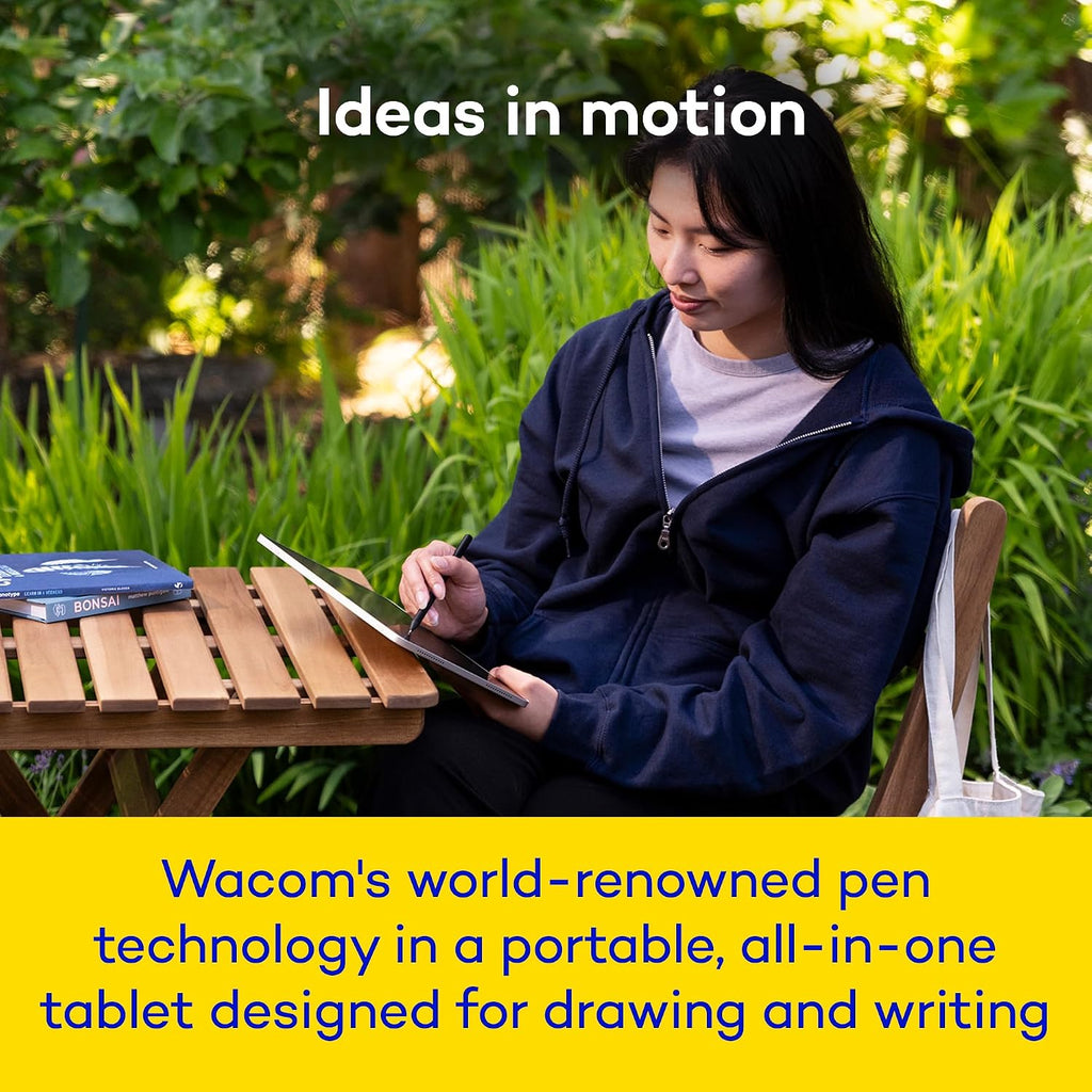 Wacom MovinkPad 11, Android Mobile Drawing Tablet, 11' with Battery-Free Slim Pro Pen 3, 8GB RAM/128 GB Storage, Quick Draw Feature, Anti-Glare Etched Glass Matte Screen, No Computer Needed