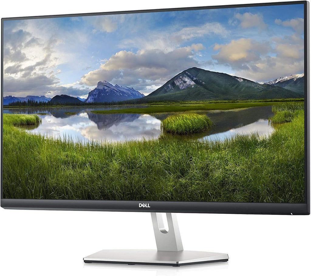 Dell S2721D 27 Inch 1440p QHD, IPS Ultra-Thin Bezel Monitor, AMD FreeSync, HDMI, DisplayPort, Built in Speakers, VESA Certified, Silver