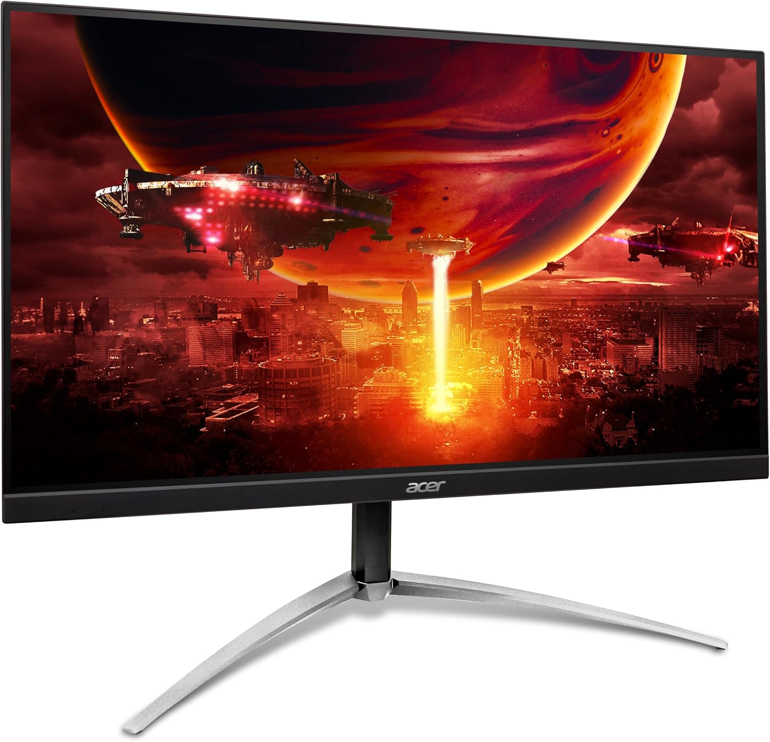 Acer Nitro 31.5' WQHD 2560 x 1440 PC Gaming Monitor | Agile-Splendor IPS | AMD FreeSync Premium | Up to 180Hz Refresh | Up to 0.5ms | 95% DCI-P3 | HDR10 | 1 x DP 1.2 & 2 x HDMI 2.0 | XV323QU M3bmiiphx