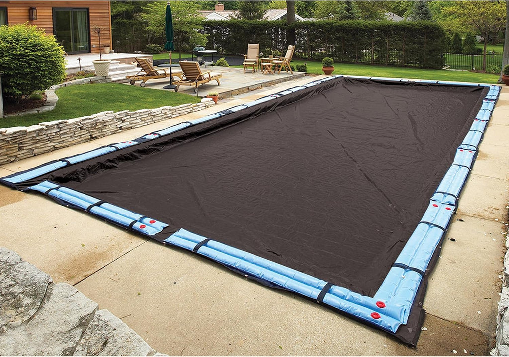 Blue Wave 8-Year 30-ft x 50-ft Rectangular In Ground Pool Winter Cover