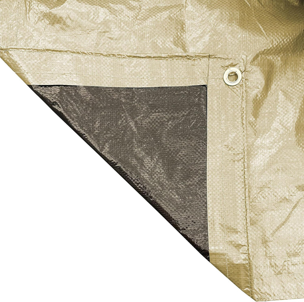 Doheny's Pro-Tek Solid 20 Year Winter Pool Cover for Above Ground Pools – 16' x 24' Rectangle – Includes Heavy-Duty Water Bag Loops Every 4 Ft to Prevent Water Bag Roll Away