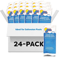 In The Swim Chlorine-Free Pool Shock - Quick Dissolving, Fast-Acting, Shock-Oxidizer for Swimming Pools, Spas, and Salt Chlorinated Pools Compatible - 24 x 1 Pound Bags
