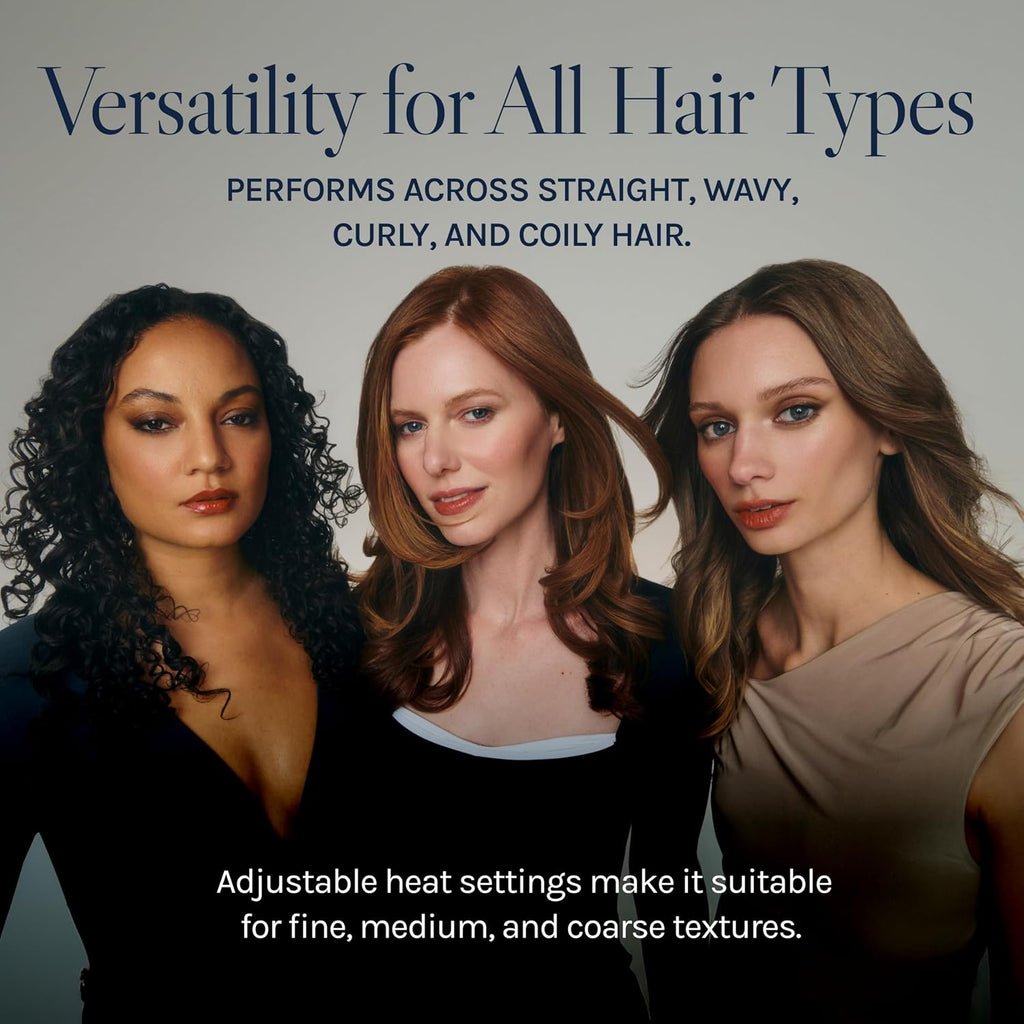 Bio Ionic Smart-X Hair Dryer with Diffuser, High-Efficiency Blow Dryer with 3 Heat & 3 Speed Settings, Diffuser Hair Dryer Gently Dries, Defines & Reduces Frizz, Self Cleaning Function