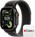 Apple Watch Ultra 3 [GPS + Cellular 49mm] Running & Multisport Smartwatch w/ Rugged Titanium Case w/ Black/Charcoal Trail Loop - M/L w/ AppleCare+ (2 years)