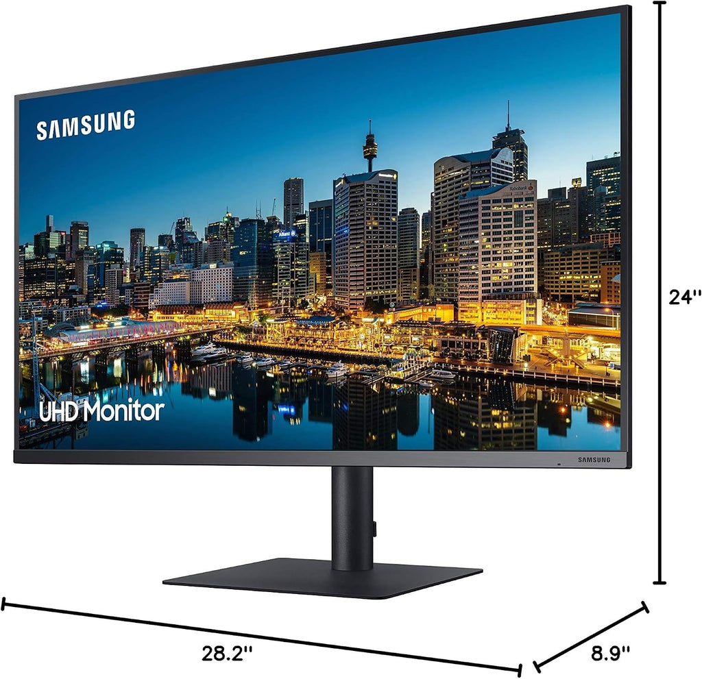 Samsung TU872 Series 32-Inch Viewfinity 4K UHD (3840x2160) Computer Monitor, Thunderbolt 3 Daisy Chain, HDMI, Display Port, Height Adjustable Stand, 3 Yr WRNTY (LF32TU872VNXGO)