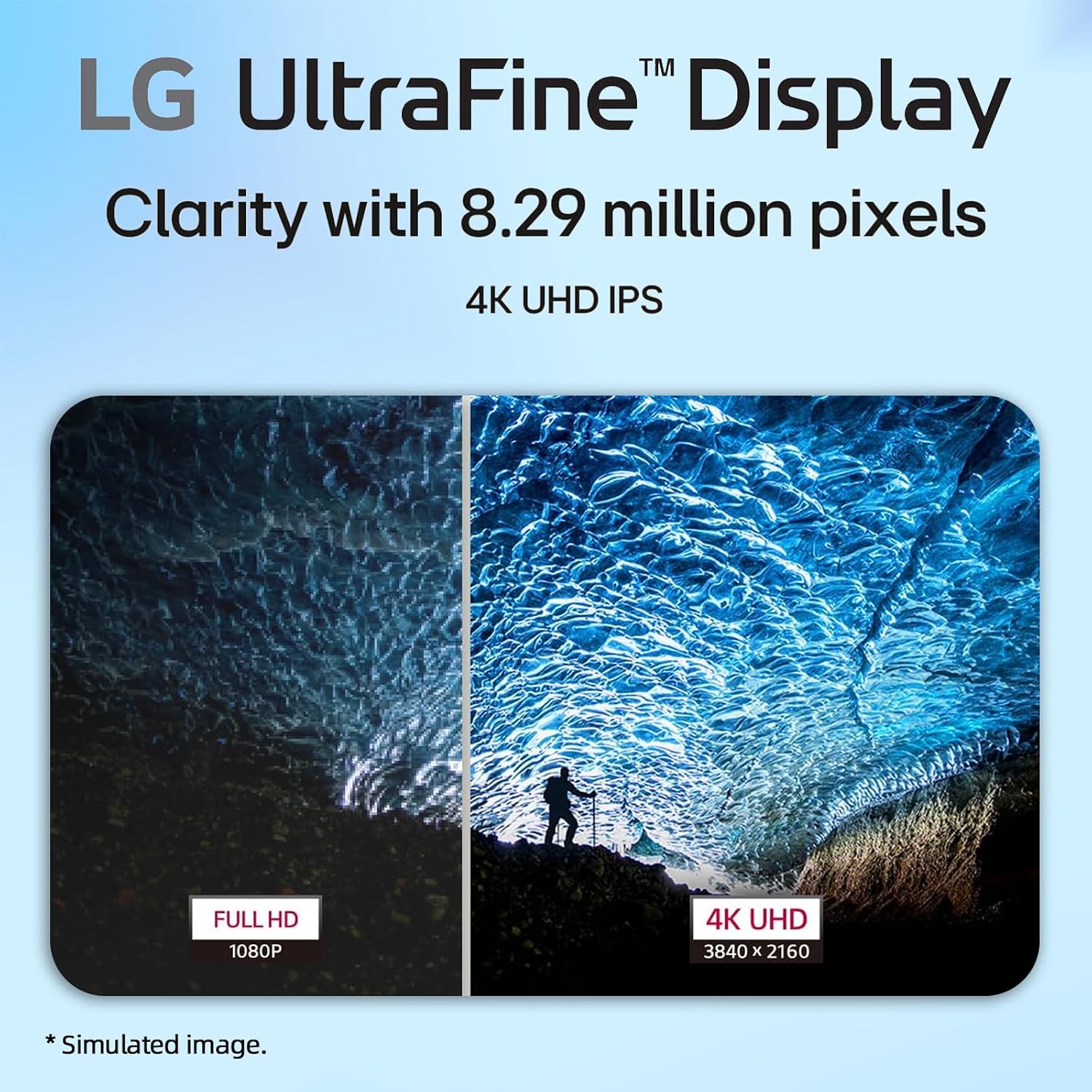 LG 27' 4K UHD (3840x2160) IPS Monitor, 60Hz, Dynamic Action Sync, Black Stabilizer, HDR10, Reader Mode and Flicker Safe, Anti-Glare, OnScreen Control, HDMI & DisplayPort, Tilt Adjustable, White