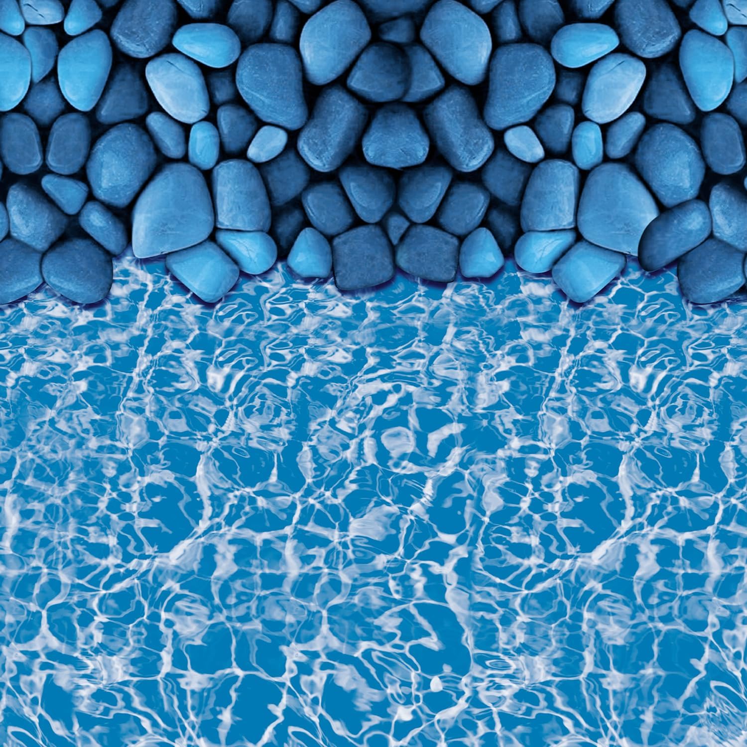 VEVOR 12 x 24 ft Oval Pool Liner, Unibead Above Ground Pool Liners, 52in Wall Height, Durable Standard Gauge Vinyl, Designed for Steel Sided Above-Ground Swimming Pools