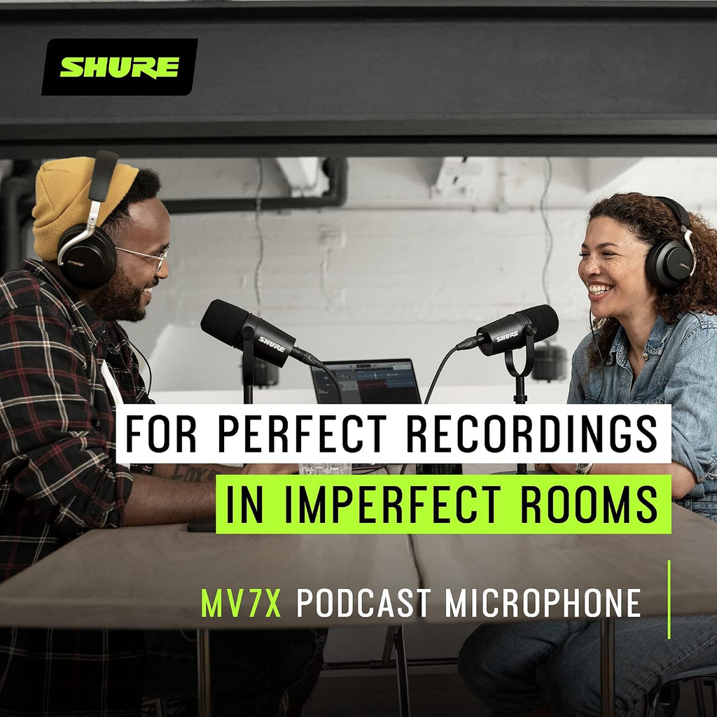 Acer 27' 1500R Curved 240Hz 1ms Gaming Monitor and Shure MV7X XLR Podcast Microphone with Voice Isolation Technology