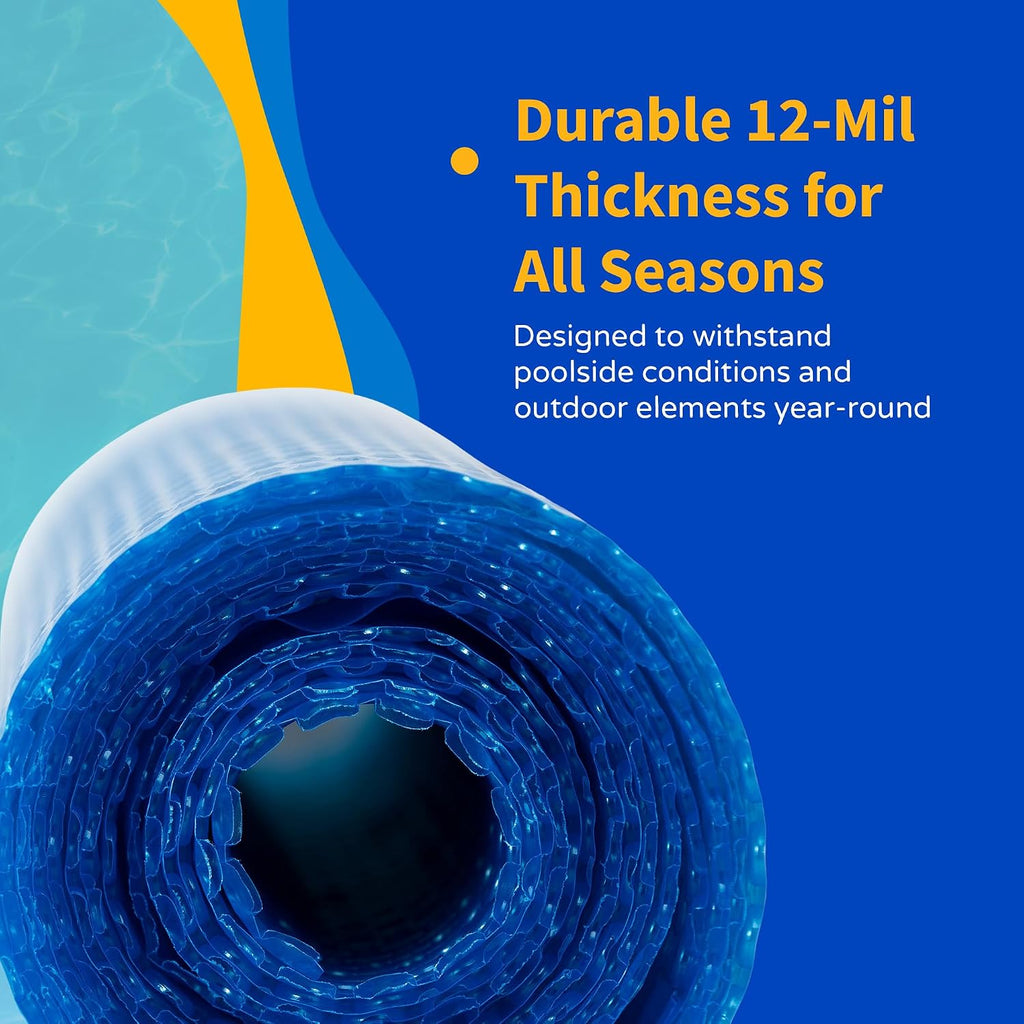 12-mil Solar Blanket Rectangular 16' x 24' In-Ground Pools – Blue Wave