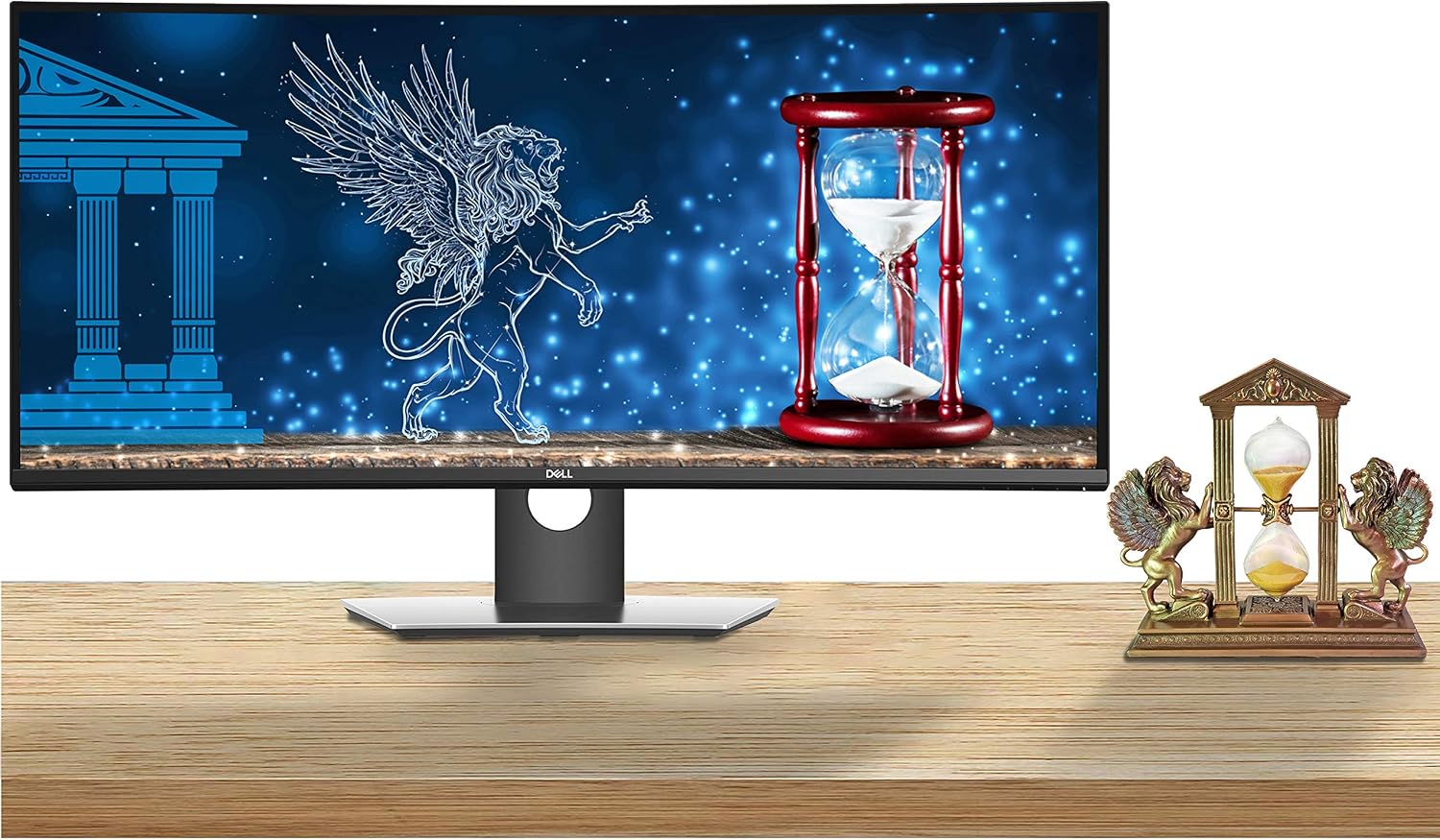 Dell U3419W UltraSharp 34-inch WQHD 3440 x 1440 LED Backlit Curved Gaming Monitor with IPS, Vesa Compatible, Anti-Glare, Tilt, Swivel (HDMI, USB 3.0, USB-C, DisplayPort)