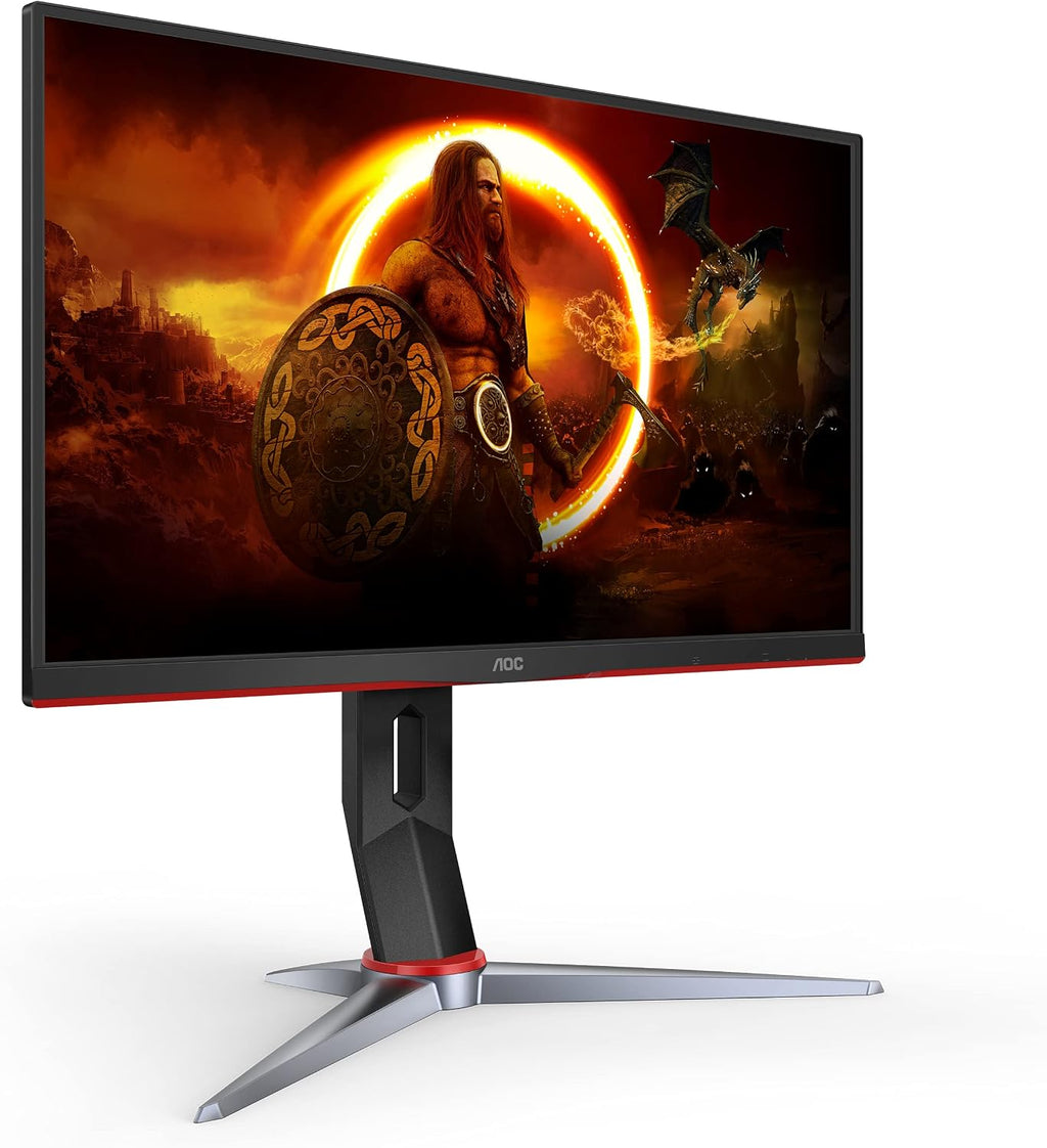 AOC Q27G2S 27' Gaming Monitor, QHD 2K 2560x1440, 165Hz 1ms, G-SYNC Compatible, Height Adjustable, 3-Year Zero-Bright-dot,Black (Renewed)