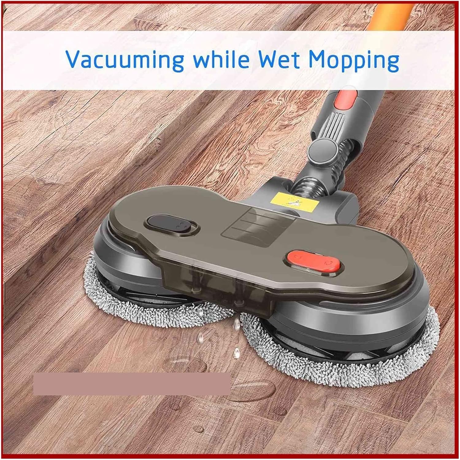 Electric Mop Attachment. Compatible For Dyson V11 V15 V10 V8 V7. Vacuum Cleaner Mop With Removable Water Tank 12 Mops Accessories Spare Parts