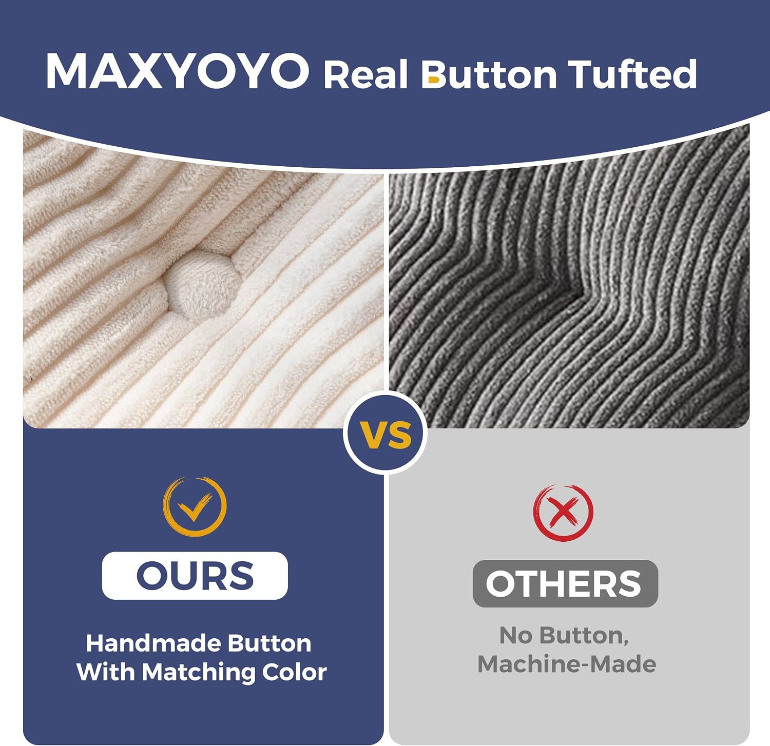 MAXYOYO Convertible Sofa Bed, Pull Out Oversized Loveseat Sleeper Sofa, 2 in 1 Folding Couch Bed, Fold Out Floor Couch with Pillows for Living Room Bedroom Lounge, Beige