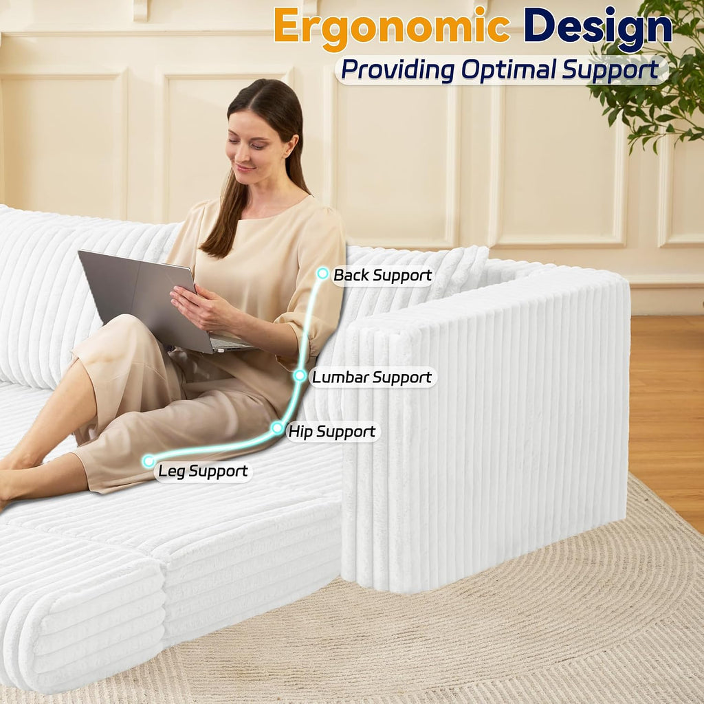 HABUTWAY Folding Sofa Bed, 2 in 1 Convertible Sleeper Chair with 2 Pillows, Portable Fold Out Chair Bed with Armrest, Comfy Floor Couch, Lazy Sofa for Living Room Bedroom Dorm Home Office, Beige