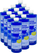 Robelle 1-Quart 12-Pack Premium Water Brightener and Clarifier, Pool Clarifier, Made in USA
