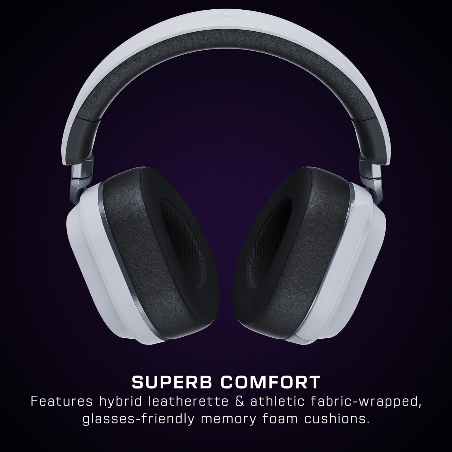 Turtle Beach Stealth 700 Gen 3 Wireless Multiplatform Amplified Gaming Headset for PS5, PS4, PC, Mobile – 60mm Drivers, AI Noise-Cancelling Mic, Bluetooth, 80-Hr Battery – White (Renewed)