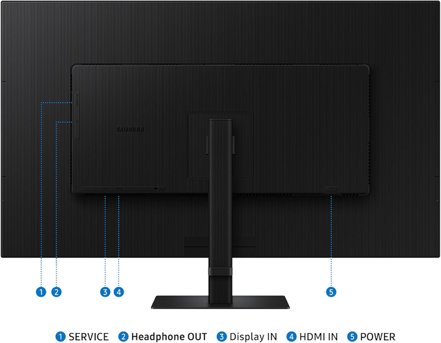Samsung LS37D700EANXZA 37' S70D ViewFinity 4K UHD High Resolution Monitor with G733 Headset, G515 Keyboard, and G502 Mouse (2025)