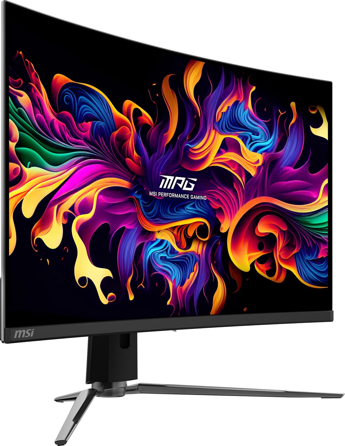 msi MPG 321CURX QD-OLED, 32-Inch,4K UHD, 3840x2160,1700R,OLED Monitor, 240Hz,0.03ms, DisplayHDR True Black 400, G-SYNC™ Compatible, HDMI™ 2.1, DP 1.4a, USB C (98W PD),Height Adjustable, Black