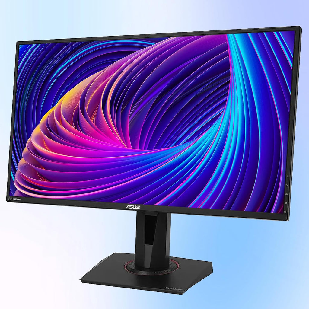 ASUS TUF 27' IPS Gaming Monitor, 2K (2560 x 1440), LED Display, 165Hz, 1ms, G-SYNC, HDR 10, 100% sRGB, Anti-Glare M, VESA Mountable, Ajustable Stand, DisplayPort x1, HDMI x2