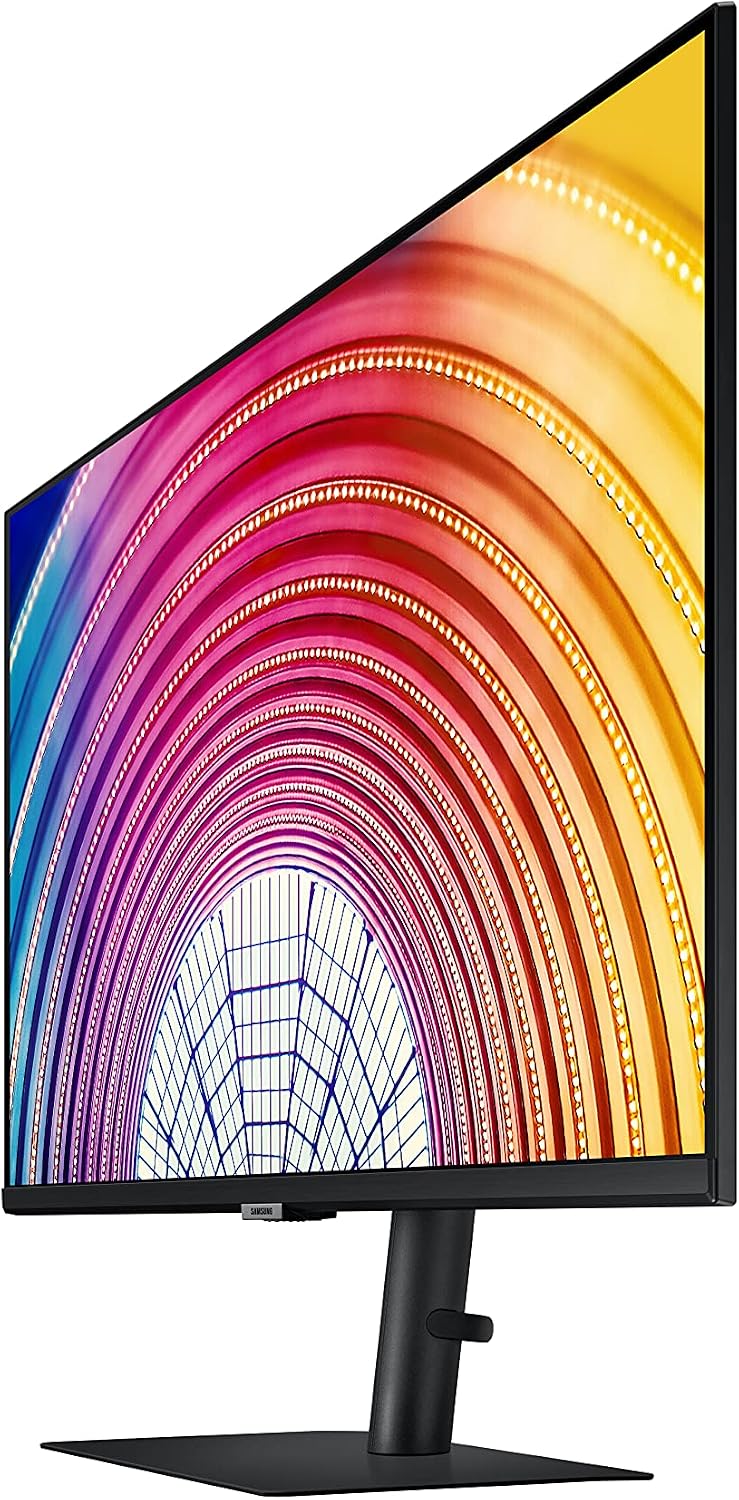 Samsung S60A Series 27 Inch QHD 2540x1440 Computer Monitor, IPS 75 Hz, HDR10, DP, HDMI, Headphone, USB 3.0 Hub, 3-Yr WRNTY (LS27A600NWNXGO)