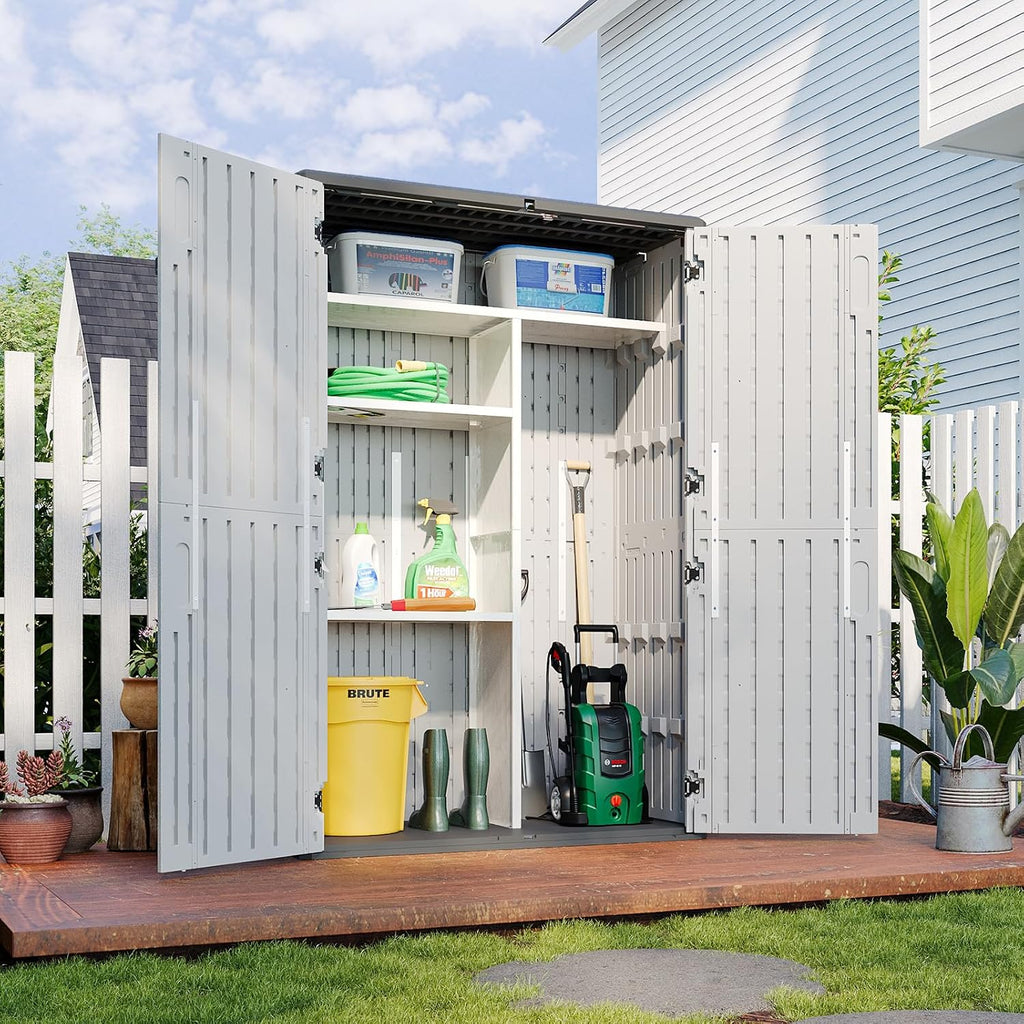 Aoxun Shelves Kit for Storage Shed(Only Shelves), Compatible with B0DCG41BJC B0FJLX4622