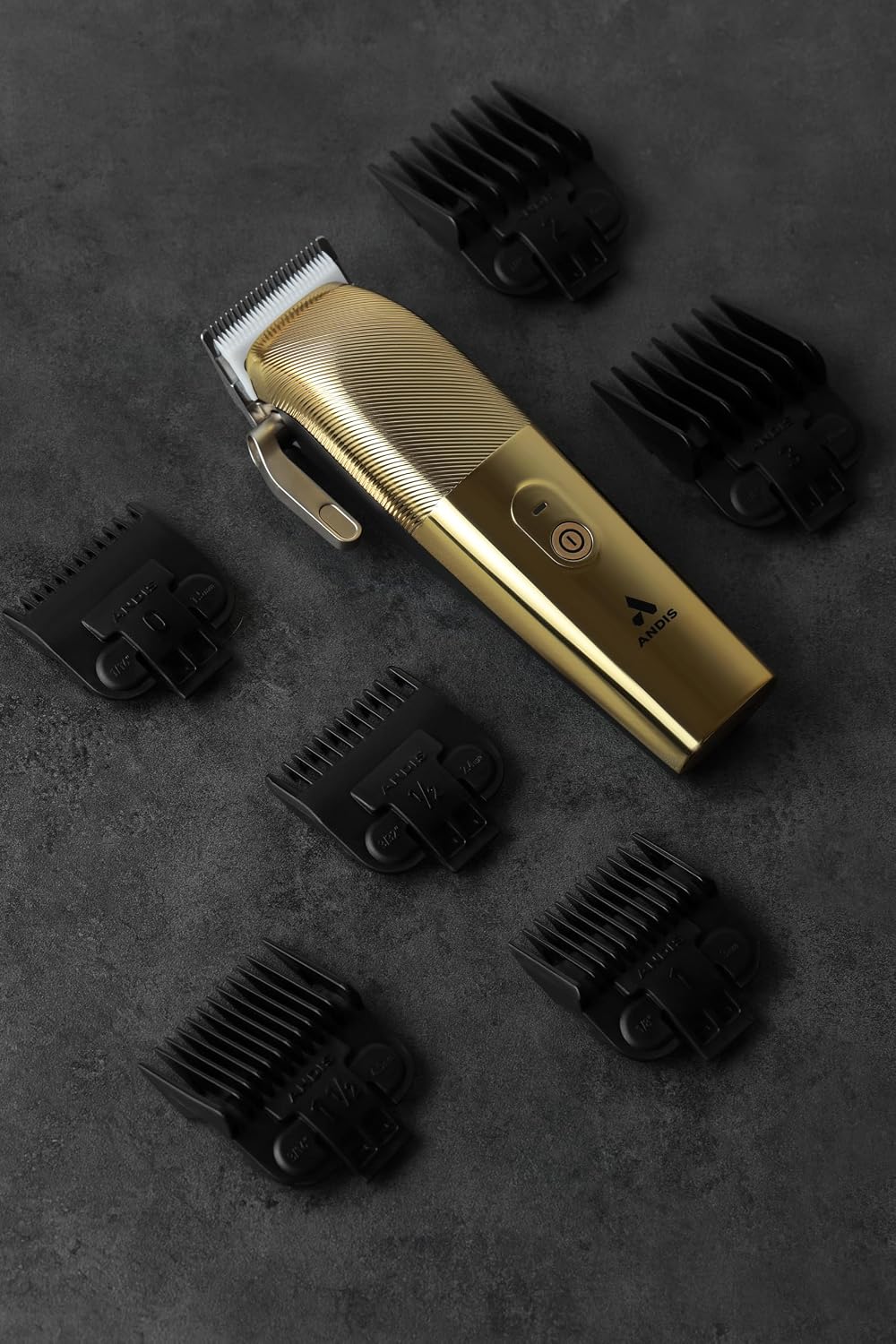 Andis Envy II Cordless Clipper Premium Edition, Professional Lithium-ion Electric Beard & Hair Clipper, Phaze Blade, Cordless, Gold