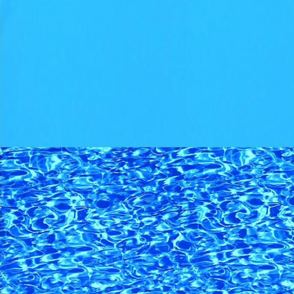 Swimline 18 Foot Round Durable 20 Gauge Vinyl Wall Overlap Pool Liner Cover for 48 and 52 Inch Above Ground Swimming Pools, Blue